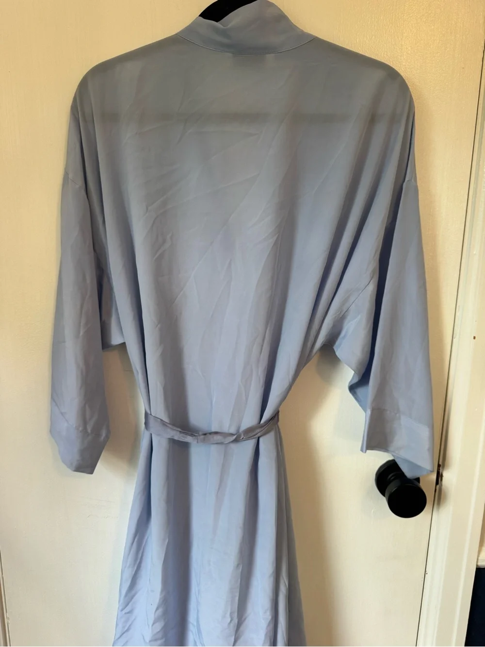 Vintage Christian Dior Periwinkle/Baby Blue Sheer Robe